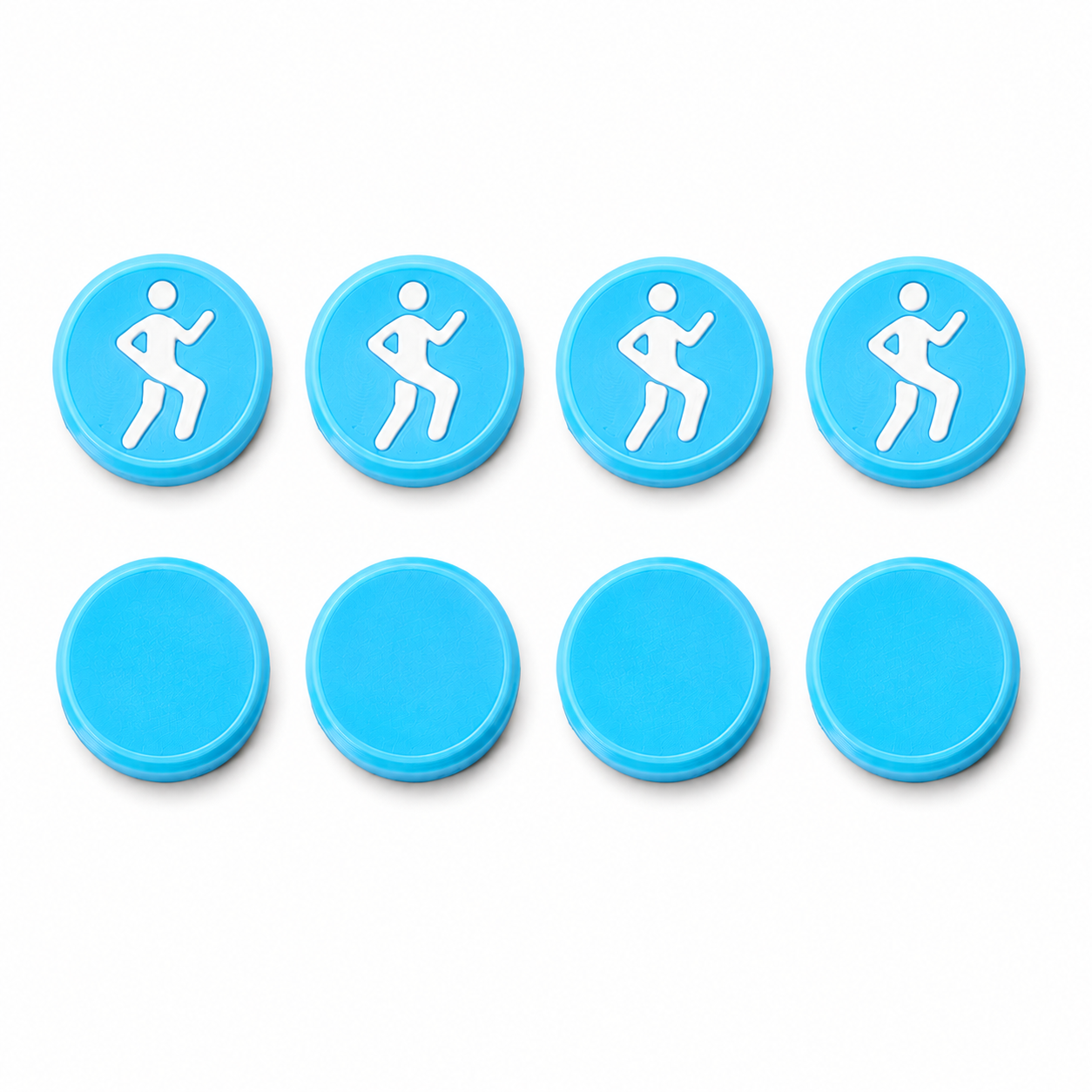 Race Number Magnets Running Pink White 8 Pieces