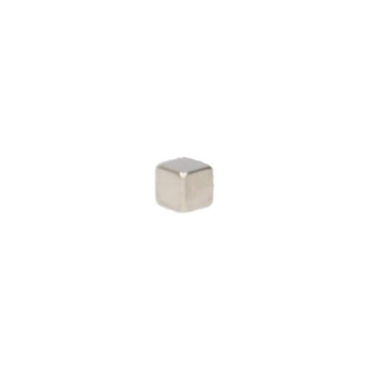 Aimant cube en néodyme 3 x 3 x 3 mm N35 NiCuNi