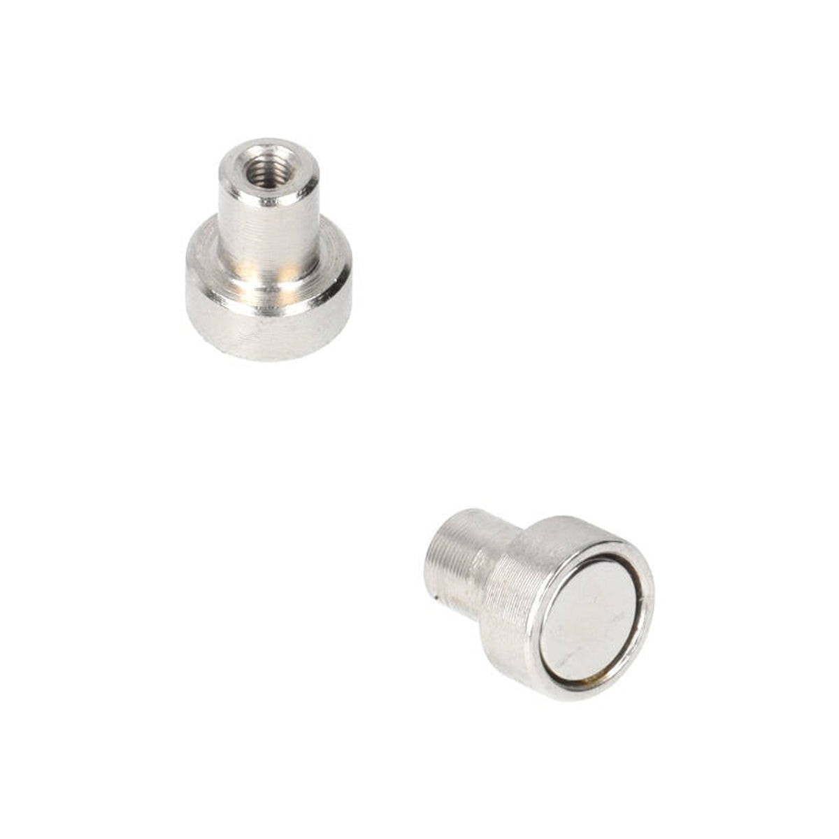 Aimant en néodyme Ø 10 x 4,5 mm N40, douille filetée NiCuNi M3
