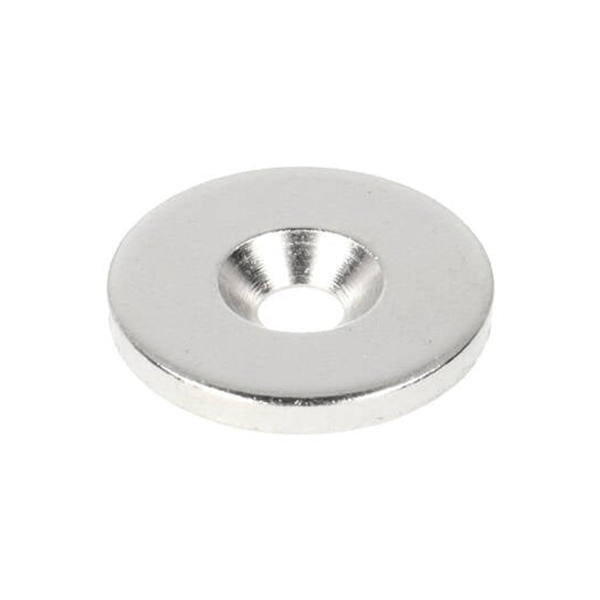 Stahlring Ø25 x Ø11 x 3 mm mit Bohr-/Senkloch (kein Magnet)