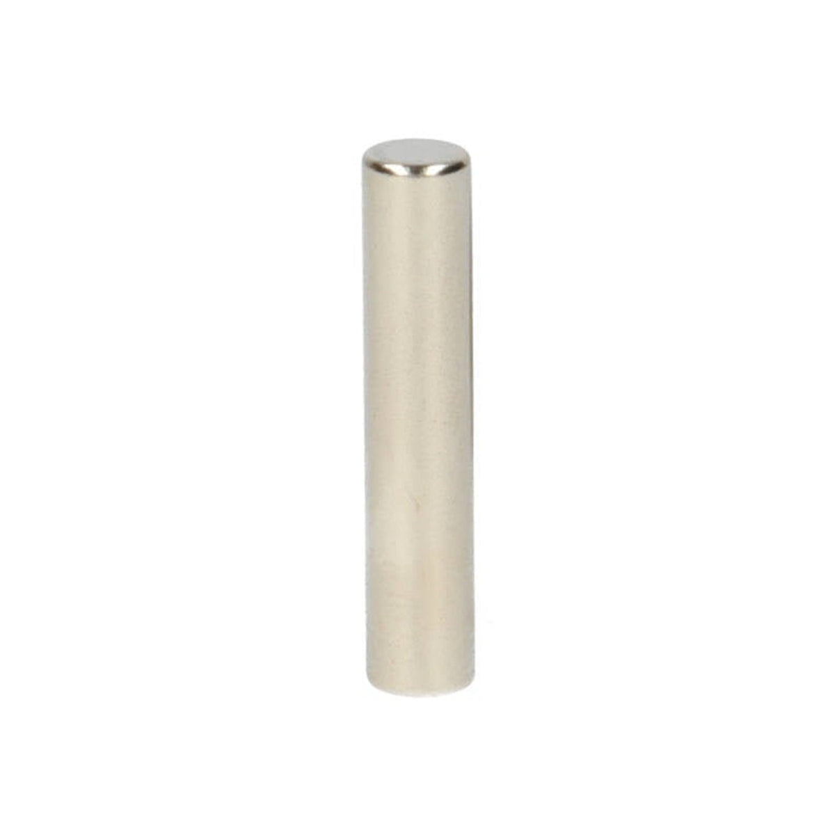 Aimant cylindrique en néodyme Ø 4 x 20 mm N48 NiCuNi