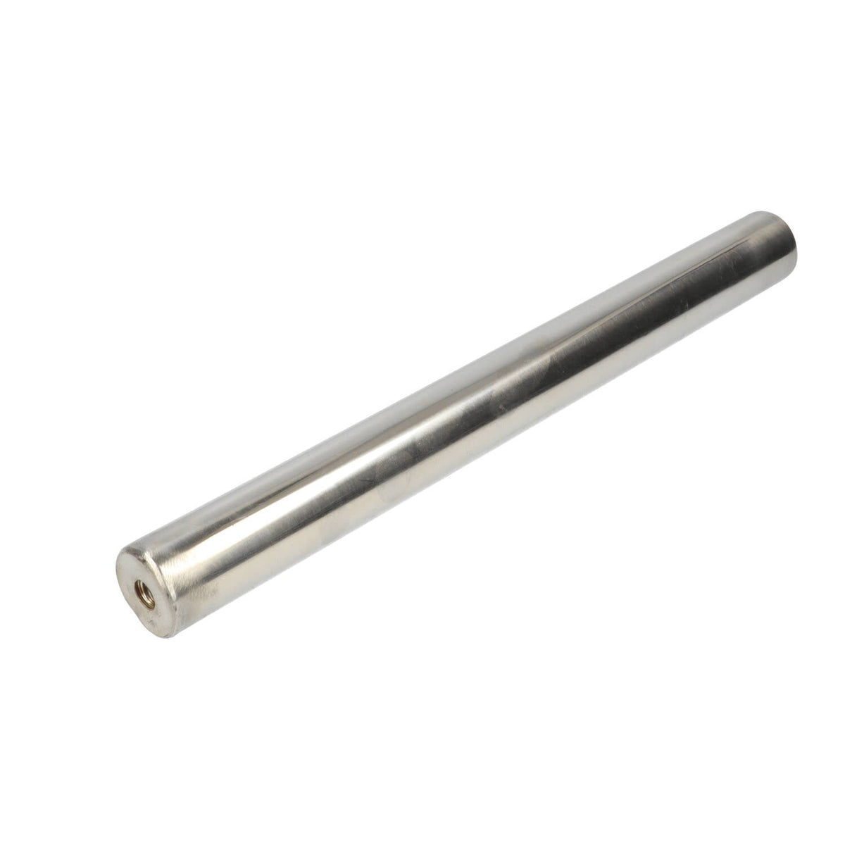 Filtermagneet Neodymium RVS Ø25 × 280 mm N42 diametraal 2× binnendraad M8 Coating NiCuNi - Magnetenspecialist Import & Export B.V.