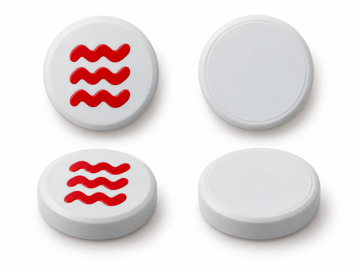 Cycling Race Number Magnets – Steel Grey – Set of 8