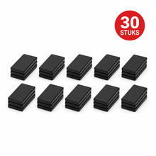 Neodymium blokmagneet 30x15x2 mm N42 Epoxy – 30 stuks