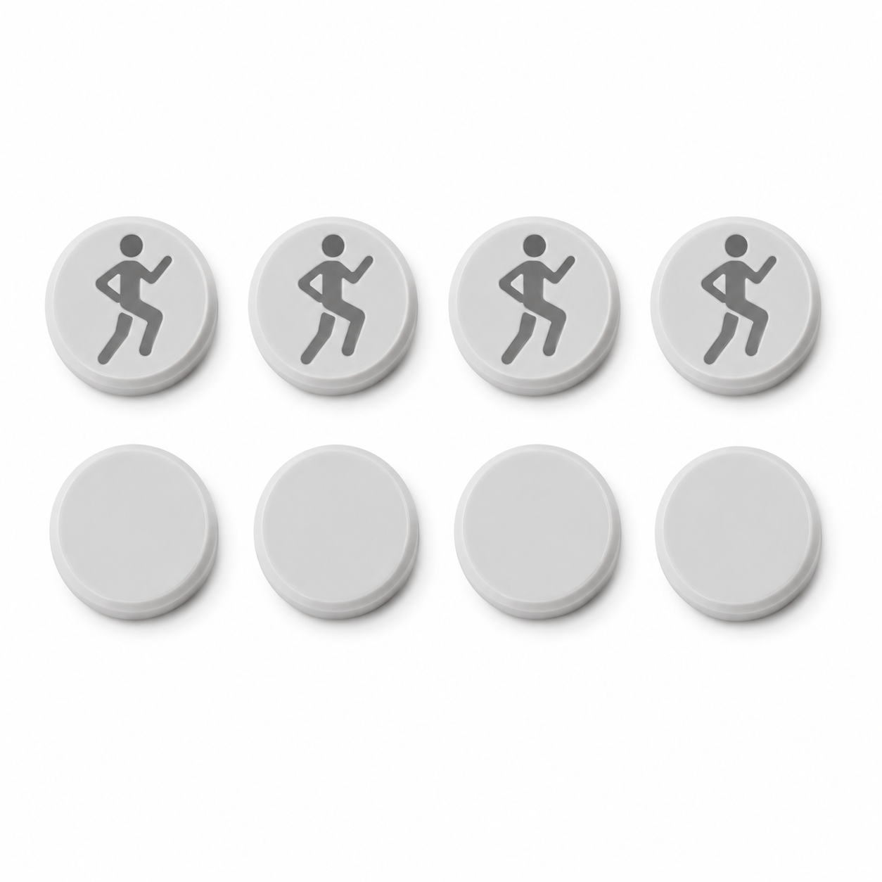 Race Number Magnets Running Pink White 8 Pieces