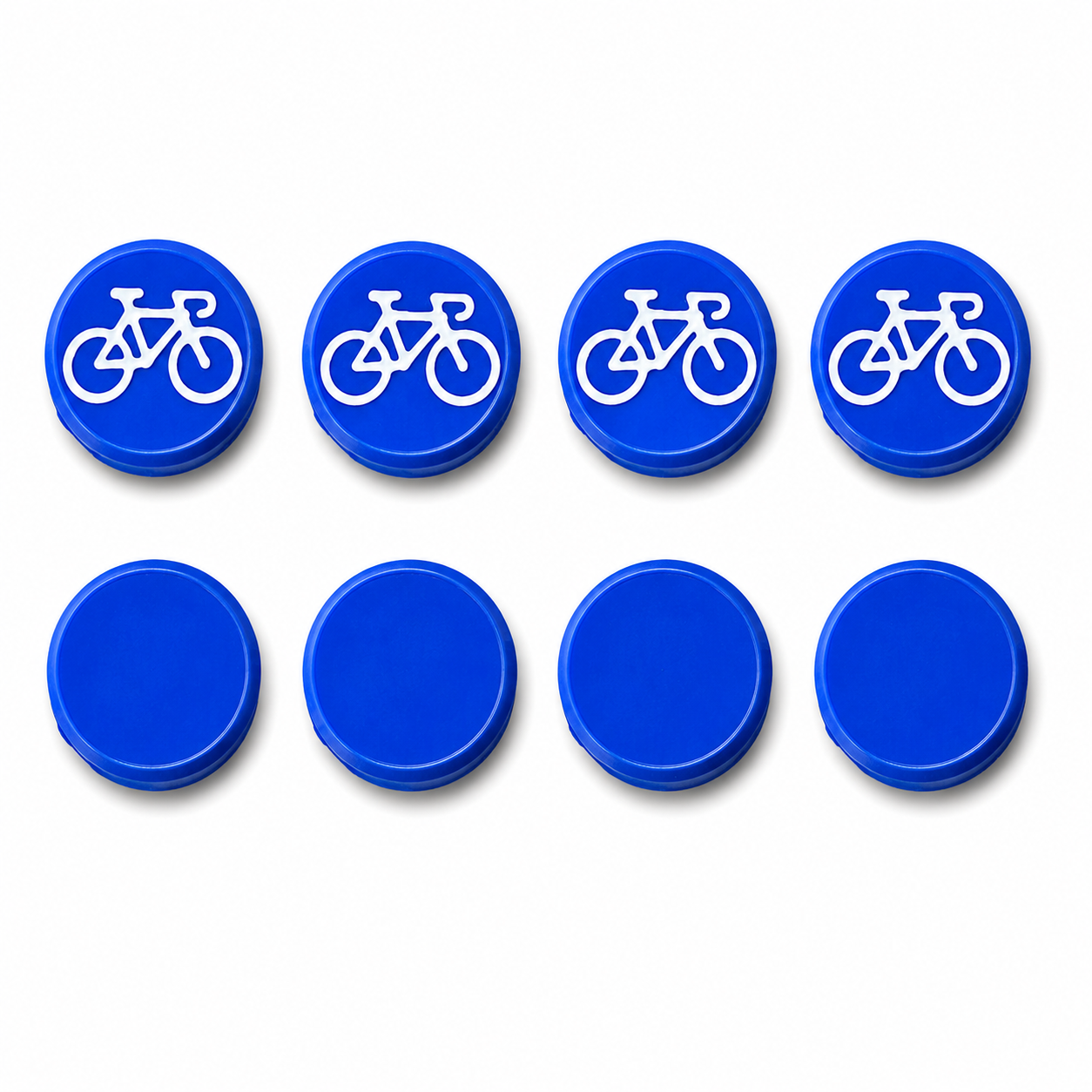 Cycling Race Number Magnets – Dark Blue – Set of 8