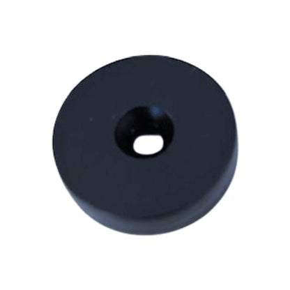 Neodym Ringmagnet Ø31,75 x Ø9,8 x 9,53 mm kunststoffummantelt mit Bohr-/Senkloch