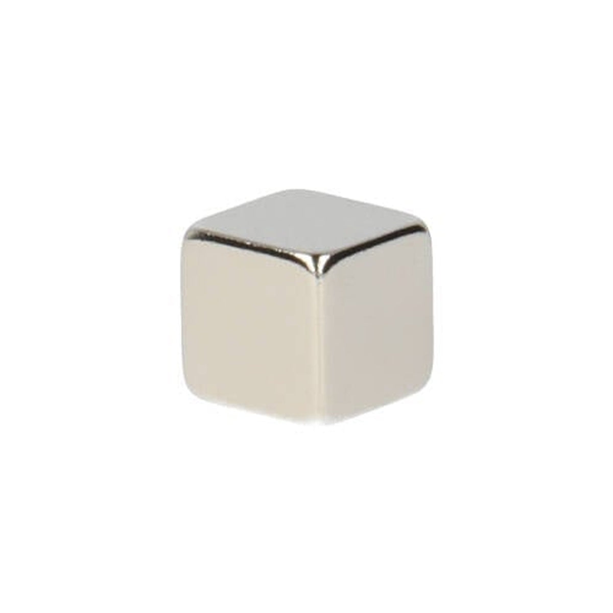 Aimant cubique en néodyme 8 x 8 x 8 mm N45 NiCuNi