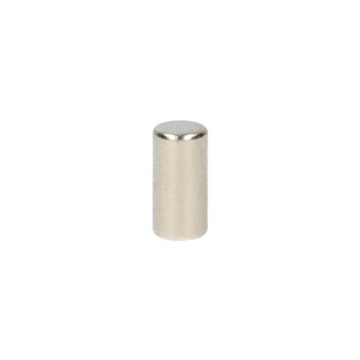 Aimant cylindrique en néodyme Ø 3 x 6 mm N48 NiCuNi