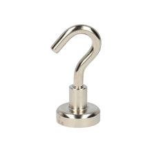 Neodymium Hook Magnet Ø16 x 5 mm N40 steel pot NiCuNi