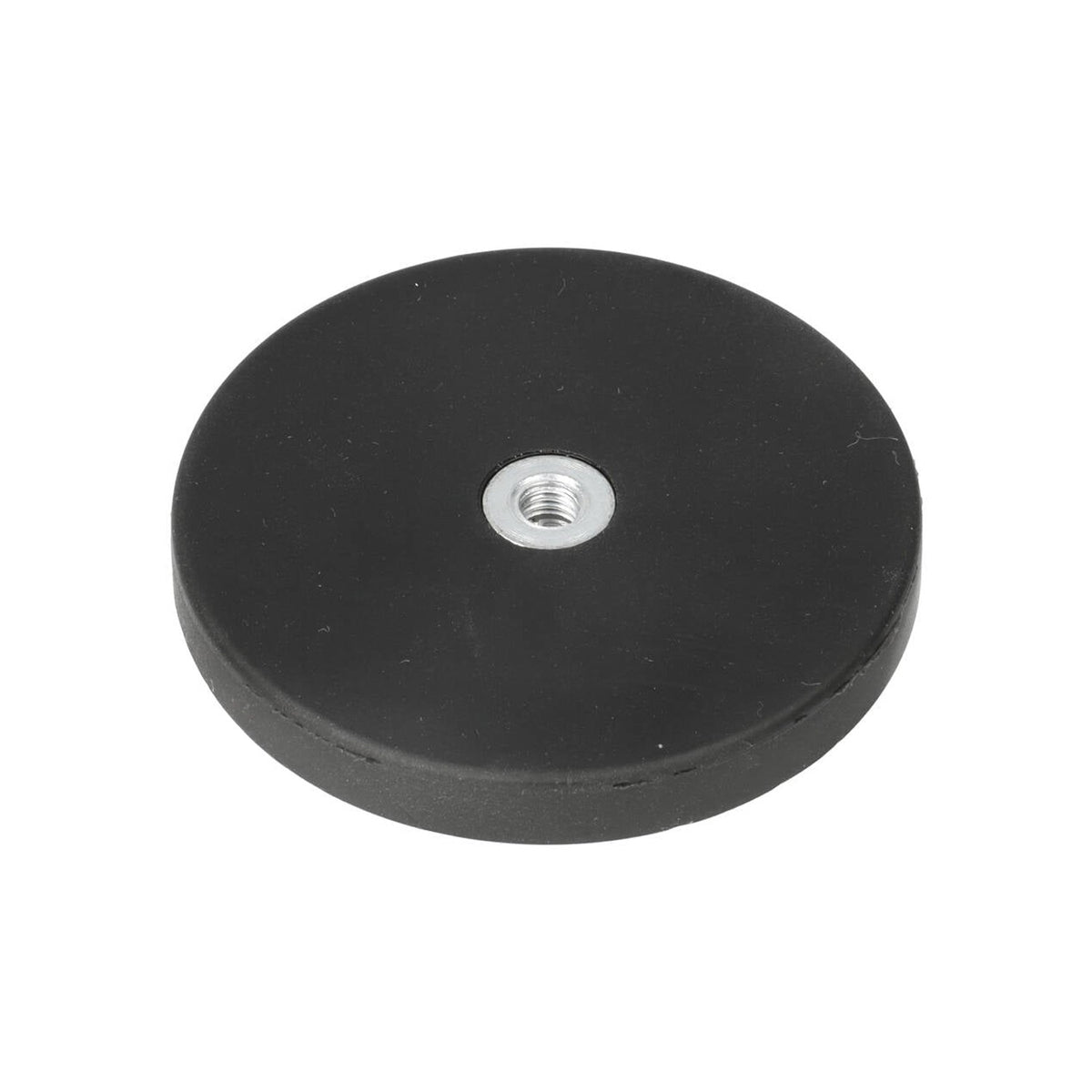 Aimant en caoutchouc au néodyme Ø 66 x 8,5 mm N40, filetage intérieur M6
