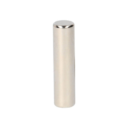 Neodym-Stabmagnet Ø 10 x 50 mm N52 NiCuNi diametral magnetisiert
