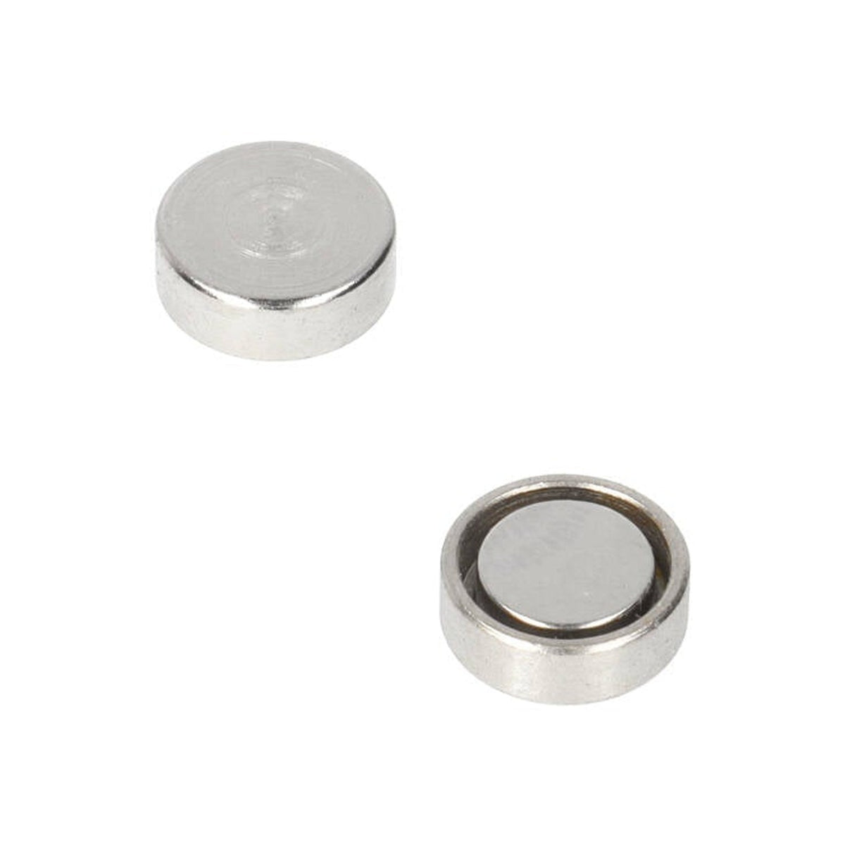 Neodym Topfmagnet Ø13 x 4,5 mm N38 NiCuNi zum Kleben