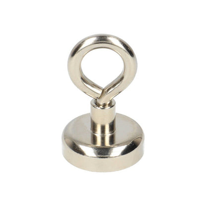Aimant à œillet en néodyme Ø25 x 8 mm N40 pot en acier NiCuNi