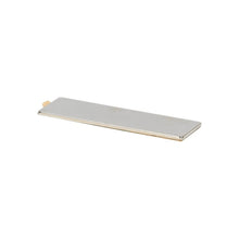 Neodym Blockmagnet 40 x 12 x 1 mm N45 selbstklebend NiCuNi