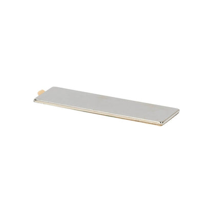 Neodym Blockmagnet 40 x 12 x 1 mm N45 selbstklebend NiCuNi