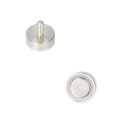 Neodym-Topfmagnet Ø13 x 5 mm N40 NiCuNi Gewindestift M3