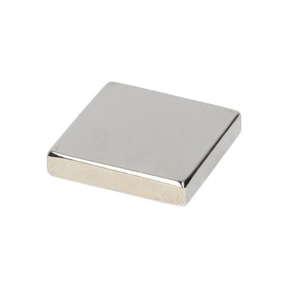 Neodym-Blockmagnet 25 x 25 x 5 mm N45 NiCuNi