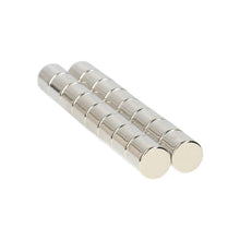 Neodymium Disc Magnet Ø10 x 10 mm N48 NiCuNi