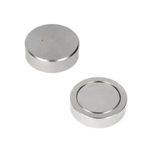 Neodymium Pot Magnet Ø25 x 8 mm N40 NiCuNi for gluing