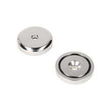 Neodym Topfmagnet Ø48 x 10,5 mm N40 NiCuNi Bohr-/Senkloch
