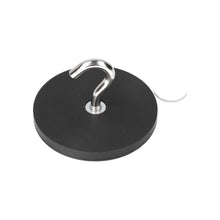 Aimant à crochet en néodyme Ø88 x 8 mm N40 pot en acier caoutchouté M8