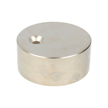 Neodymium Disc Magnet Ø80 x 35 mm N48 NiCuNi with countersunk hole