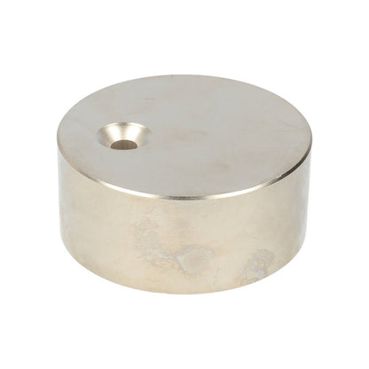 Neodym Scheibenmagnet Ø80 x 35 mm N48 NiCuNi mit Senkloch