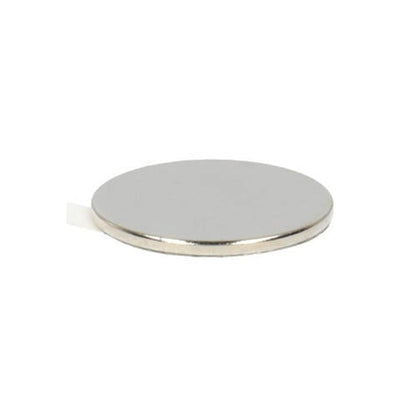 Neodym Scheibenmagnet Ø15 x 1 mm N45 NiCuNi selbstklebend