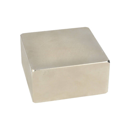 Neodymium Block Magnet 80 x 80 x 40 mm N50 NiCuNi