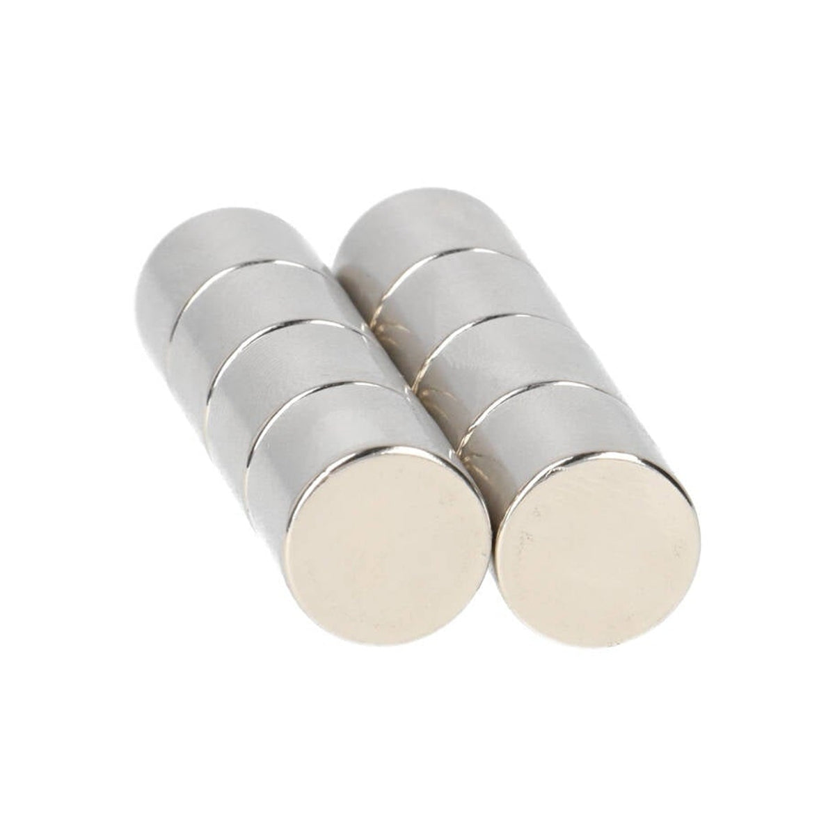 Neodym Scheibenmagnet Ø12 x 12 mm N48 NiCuNi