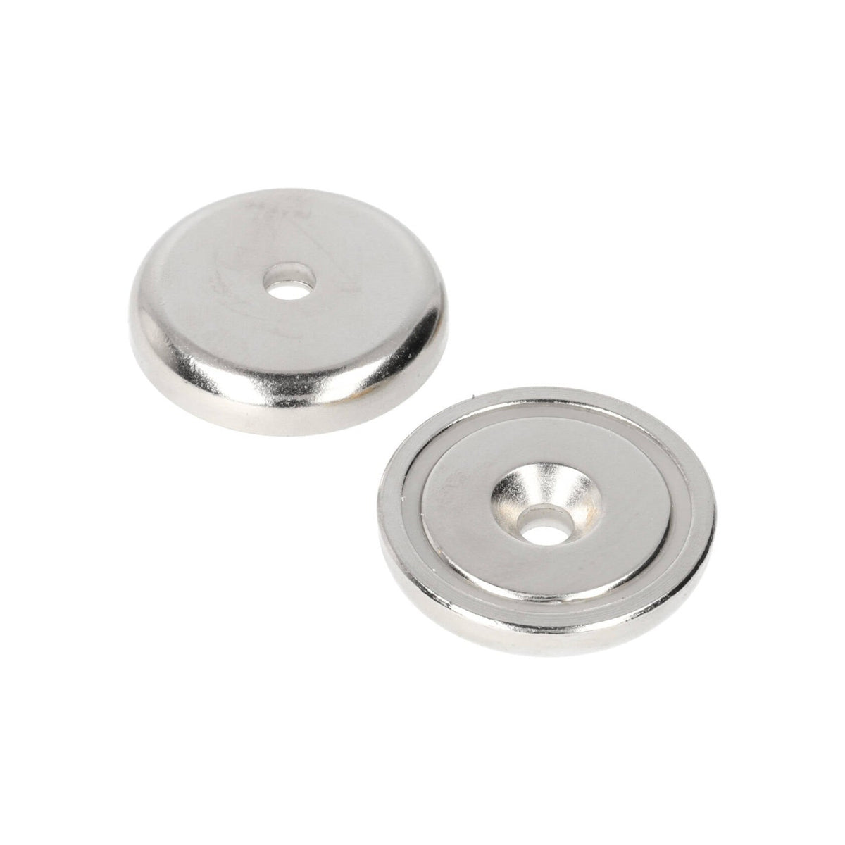 Neodym-Topfmagnet Ø40 x 8,5 mm N40 NiCuNi Bohr-/Senkloch