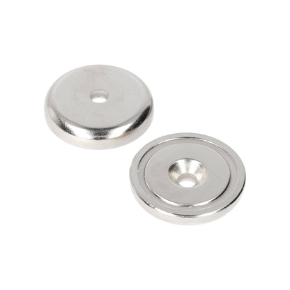 Neodym-Topfmagnet Ø40 x 8,5 mm N40 NiCuNi Bohr-/Senkloch