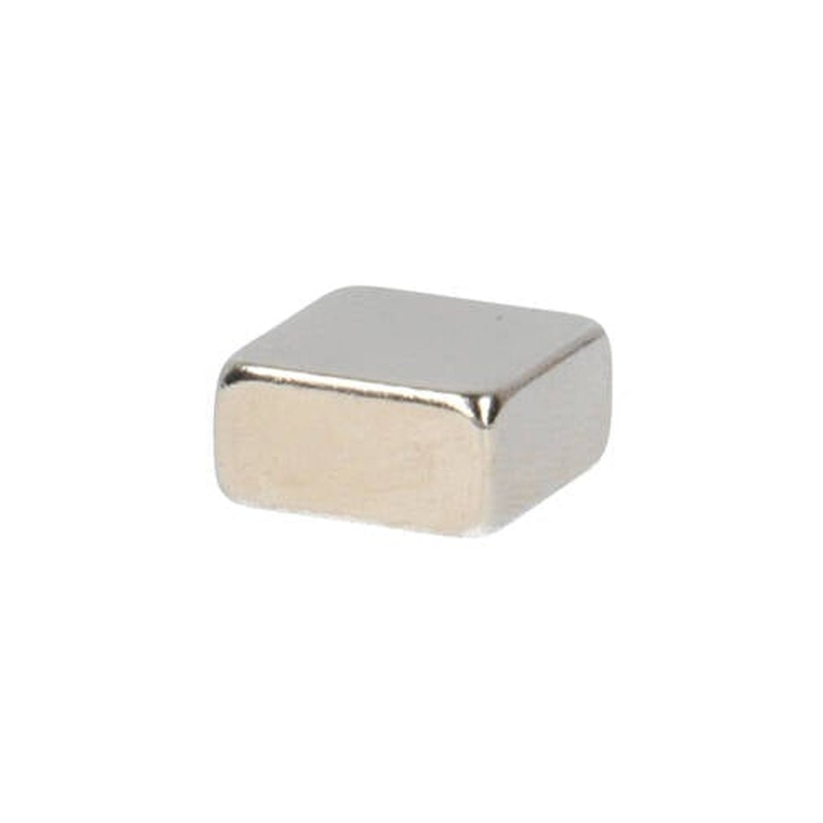 Aimant cubique en néodyme 10 x 10 x 5 mm N50 NiCuNi