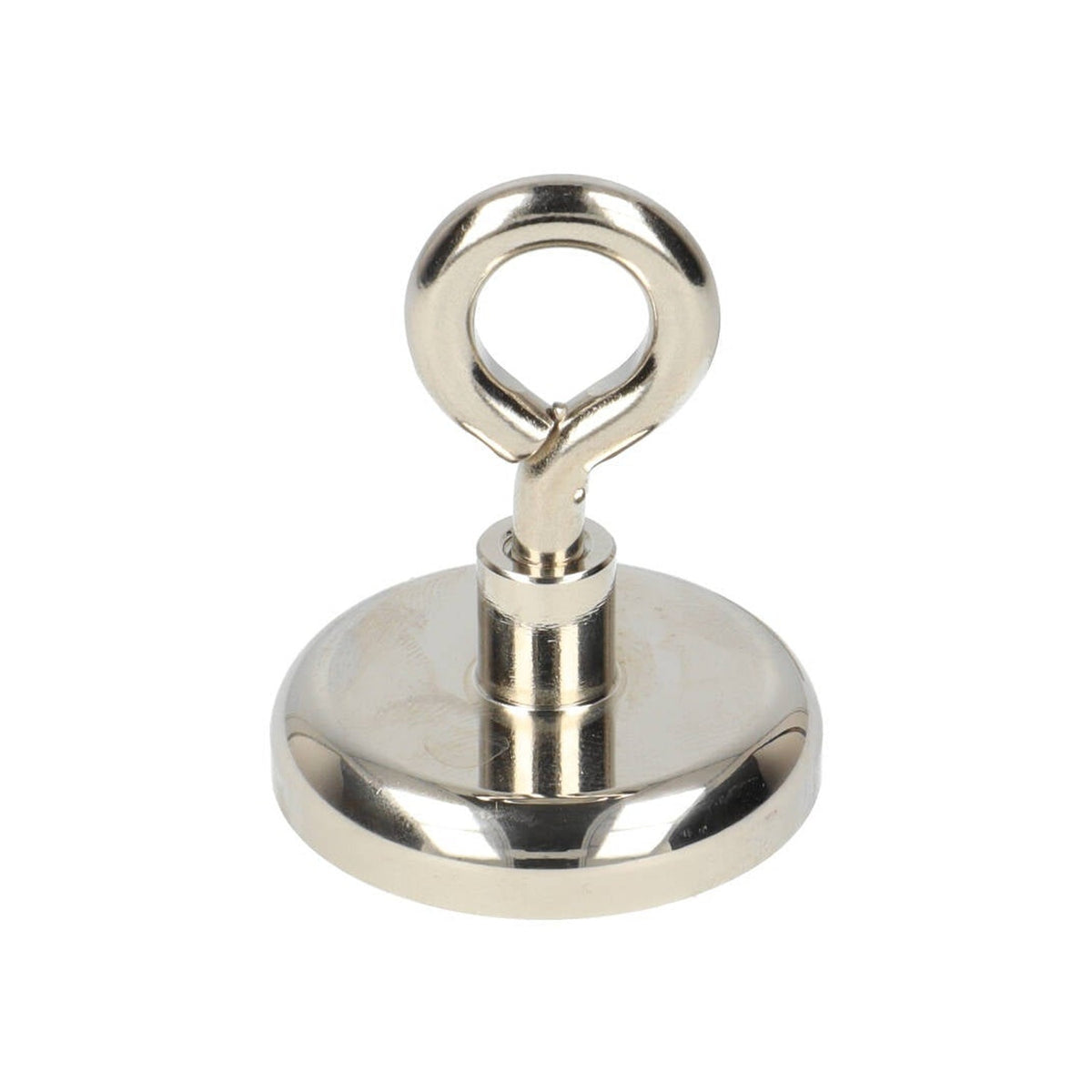 Neodymium Eye Magnet Ø40 x 8 mm N40 steel pot NiCuNi