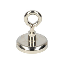 Neodymium Eye Magnet Ø40 x 8 mm N40 steel pot NiCuNi