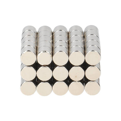 Aimant disque en néodyme Ø 5 x 5 mm N50 NiCuNi