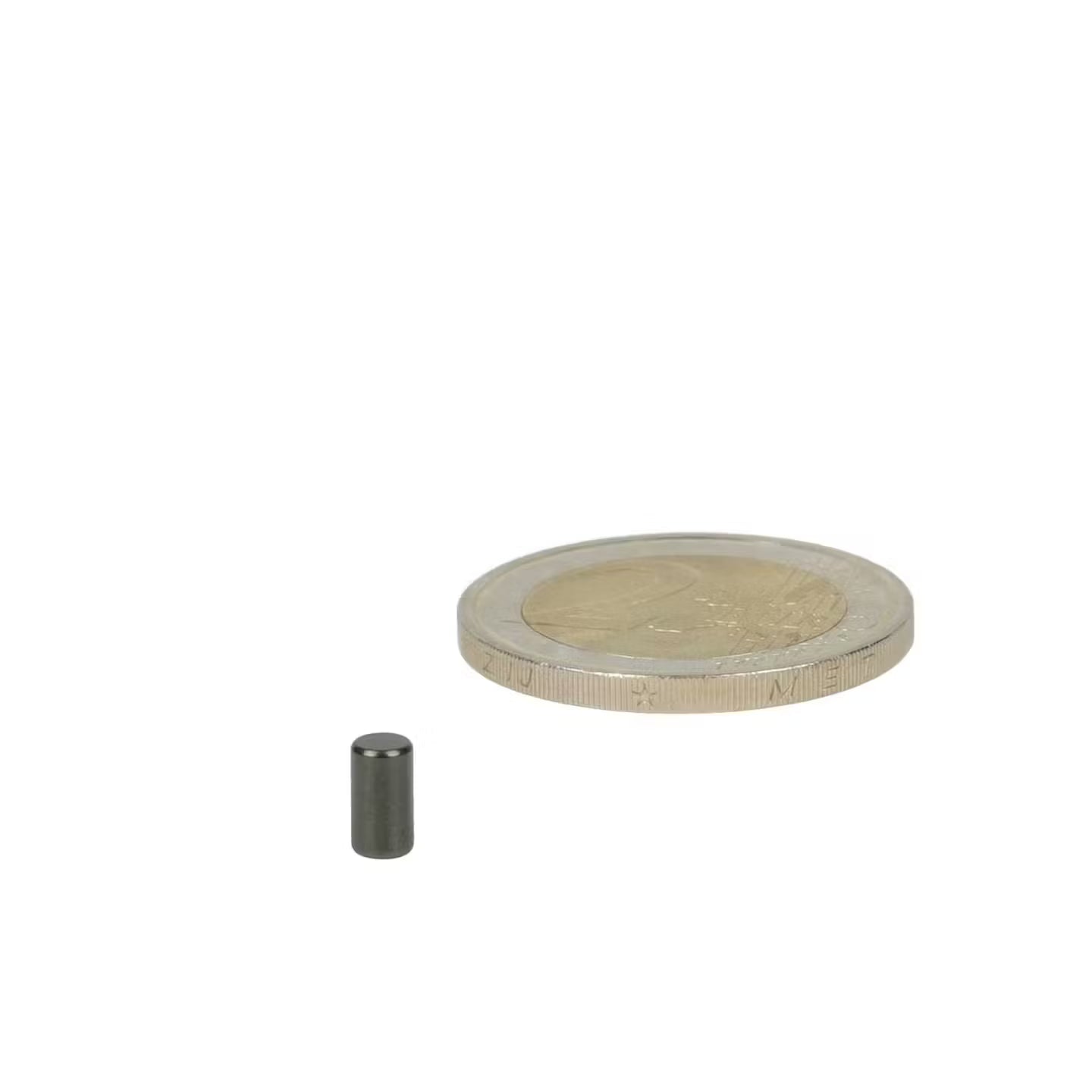 Neodymium Rod Magnet Ø3 x 6 mm N52 gunmetal black diametrically magnetised