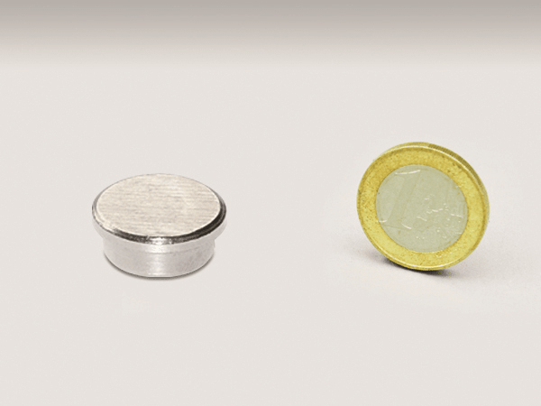 Memomagneet ø22 mm Magneet N48 NiCuNi - Magnetenspecialist Import & Export B.V.