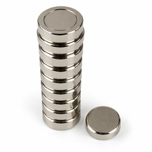 Memoset – 10 aimants mémo Ø22 mm pour tableau blanc, réfrigérateur et tableau magnétique