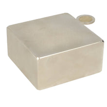 Neodymium Blokmagneet 100 x 100 x 50 mm N50 NiCuNi - Magnetenspecialist Import & Export B.V.