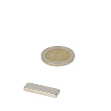 Neodymium Blokmagneet 25 x 8 x 3 mm N45 NiCuNi - Magnetenspecialist Import & Export B.V.