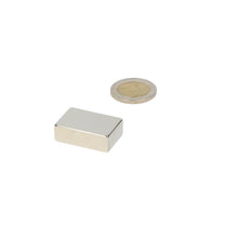 Neodymium Blokmagneet 30 x 20 x 10 mm N45 NiCuNi - Magnetenspecialist Import & Export B.V.