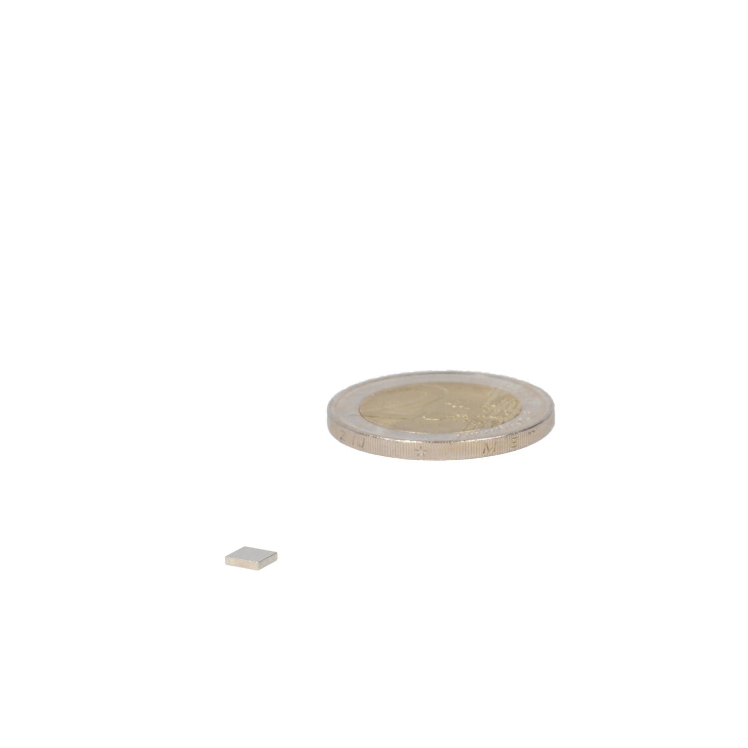 Neodymium Blokmagneet 4 x 4 x 0,9 mm N50 NiCuNi - Magnetenspecialist Import & Export B.V.