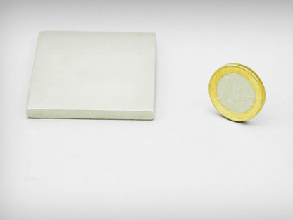 Neodymium Blokmagneet 50 x 50 x 5 mm N45 NiCuNi - Magnetenspecialist Import & Export B.V.