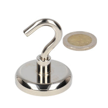 Neodymium Haakmagneet Ø 40 x 18 mm N40 stalen pot NiCuNi - Magnetenspecialist Import & Export B.V.