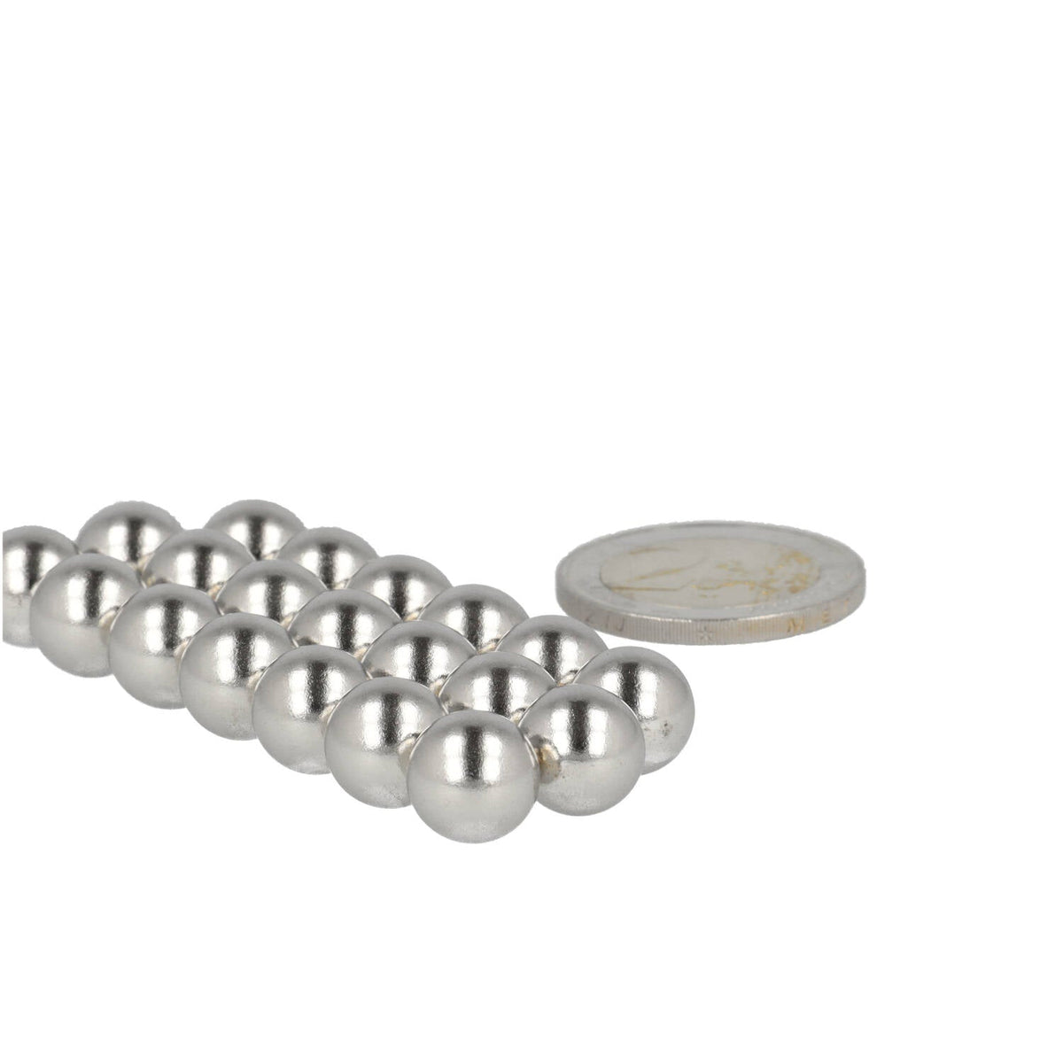 Neodymium Kogelmagneet Ø10 mm N48 NiCuNi - Magnetenspecialist Import & Export B.V.