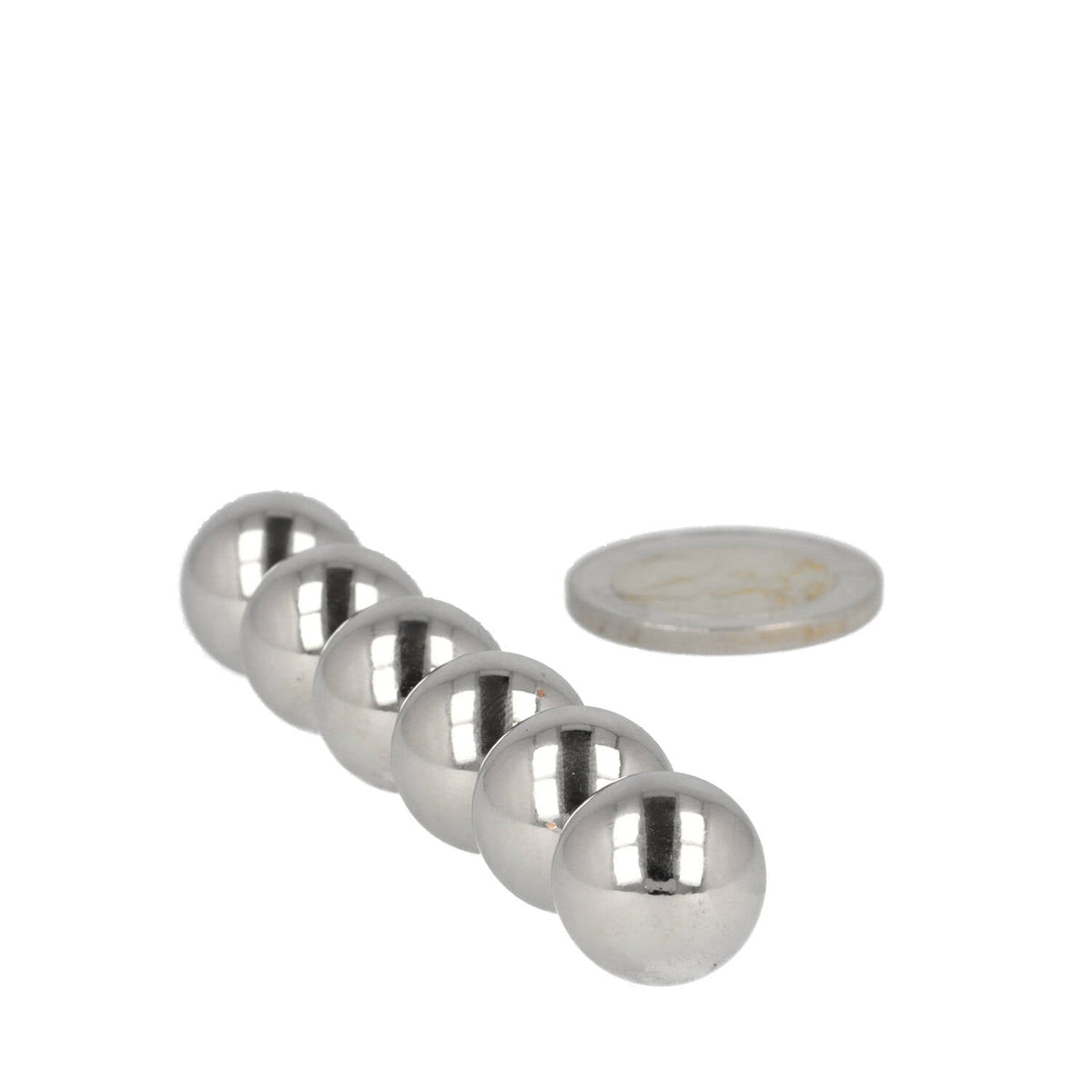 Neodymium Kogelmagneet Ø15 mm N48 NiCuNi - Magnetenspecialist Import & Export B.V.