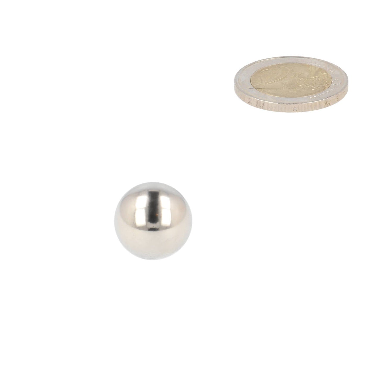 Neodymium Kogelmagneet Ø15 mm N48 NiCuNi - Magnetenspecialist Import & Export B.V.