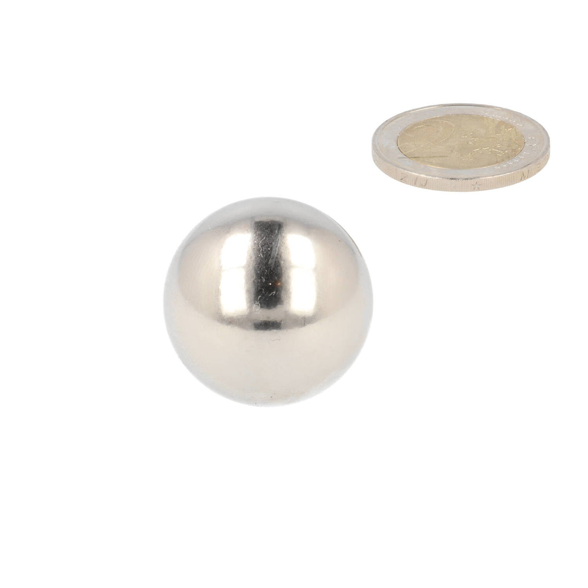 Neodymium Kogelmagneet Ø26 mm N48 NiCuNi - Magnetenspecialist Import & Export B.V.